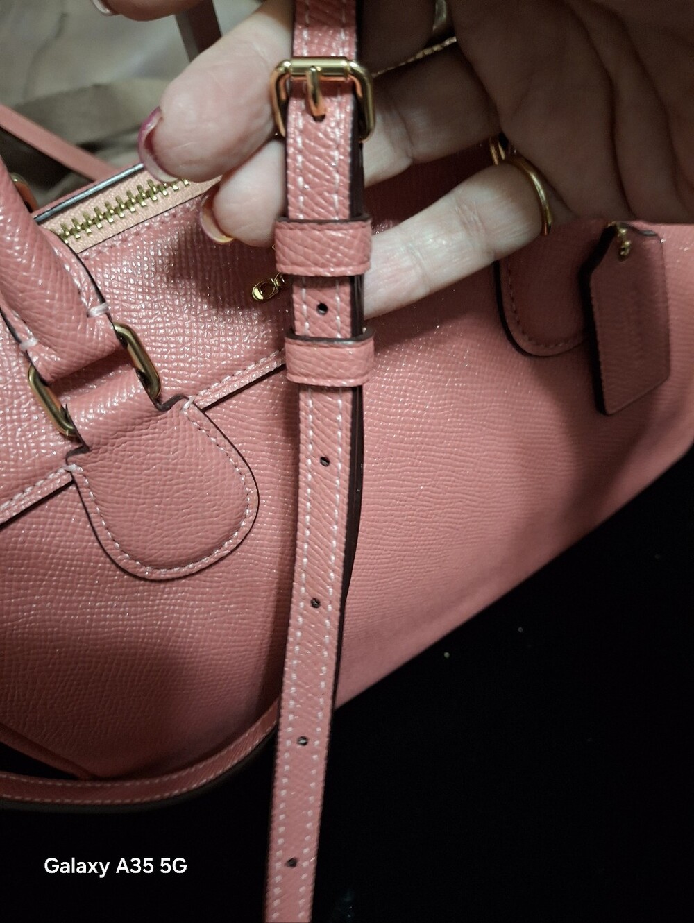 Coach Mini Bennett Satchel with crossbody strap 9x6.5x5 - Picture 5 of 14